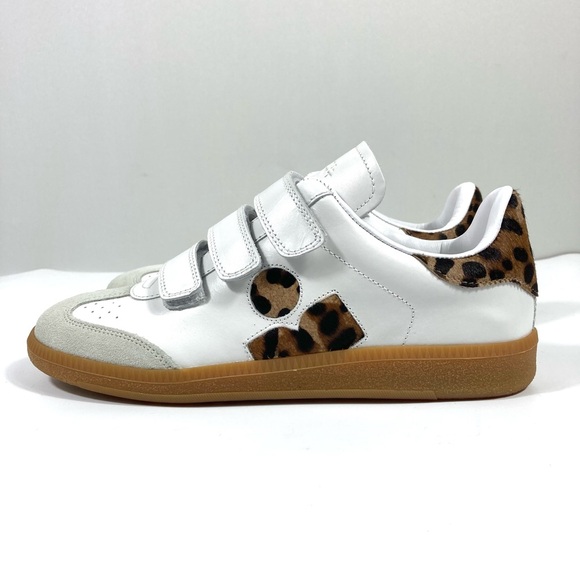 Isabel Marant Shoes - Isabel Marant Beth Low Top Sneaker White Leopard EU 37 NEW
